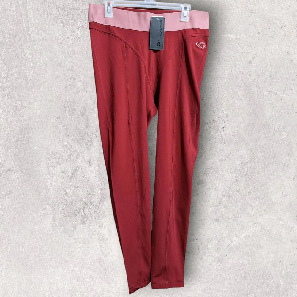 Cardi B x Reebok Tights, XL, Triathlon Red, NWT